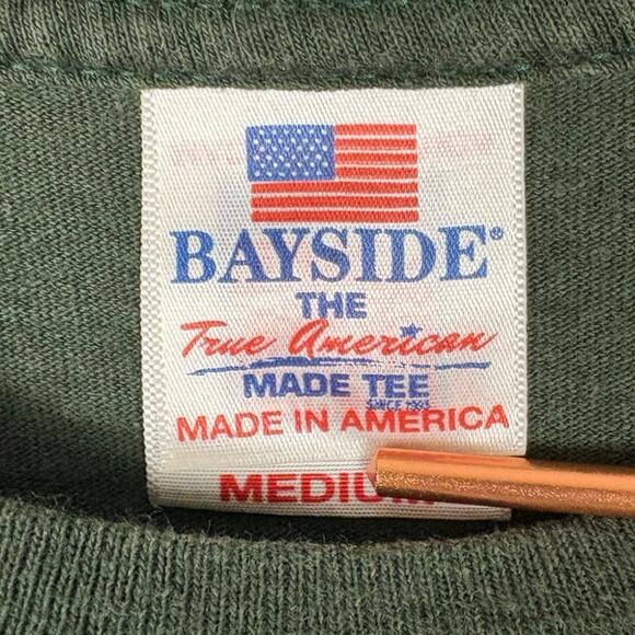 Bayside Men's Size Medium Dark Green American Redwood National Park Graphic Tee - Picture 4 of 6